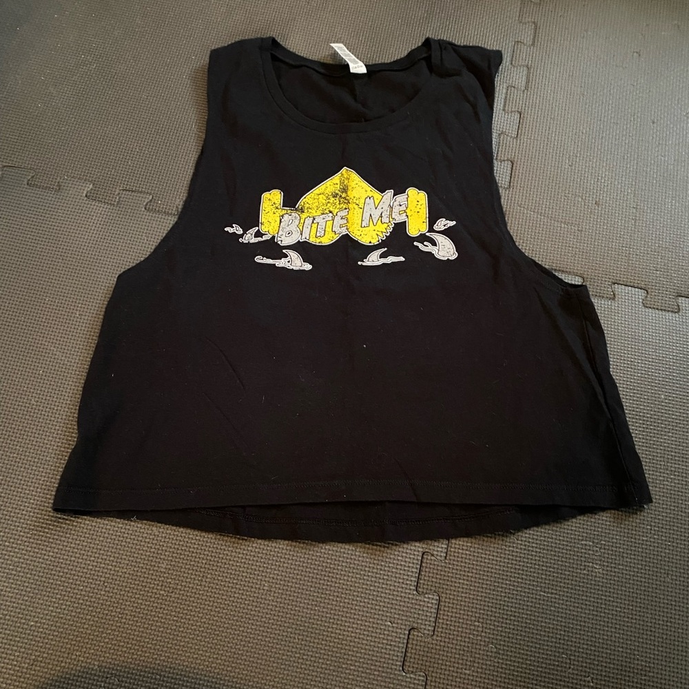 Wodbottom crop tank, M